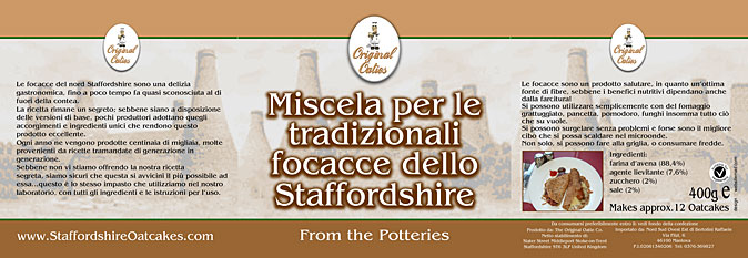 Staffordshire Oatcake Distributors Wanted